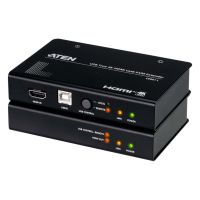 extensor kvm aten ce801 hdmi usb true 4k hasta 100 m cat 6 montaje en rack