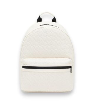 A|X Armani Exchange para hombre. XM000237AF12133U1074 Mochila Logo beige (OSFA), Casual, Poliéster