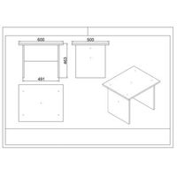 conjunto de muebles de oficina vo19-ba antracita barroco