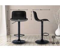 taburete de bar almada 81x44x44 cm