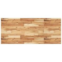 tablero de mesa rectangular madera maciza acacia 140x60x2 cm vidaxl