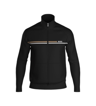BOSS para hombre. 50554779 Chaqueta Authentic negro (M), Casual, Deportivo, Algodón
