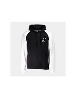 sudadera con capucha joma urban street hombre negro blanco