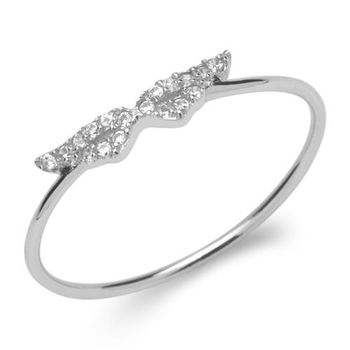 Anillo motivo máscara veneciana plata 925 circonitas