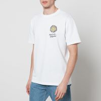 maison kitsune floating flower cotton t-shirt - xl