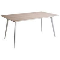 mesa de comedor de jardin tablero de piedra sinterizada estructura de hierro resistente a los rayos uv al agua y al oxido interior y exterior efecto travertino rodallo