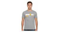 camiseta de manga corta ironman 70 3 valencia gris frances