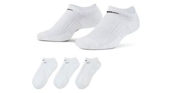 Calcetines  x3  unisex nike everyday amortiguados blanco