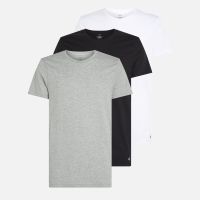 calvin klein mens 3 pack cotton-jersey t-shirts - m