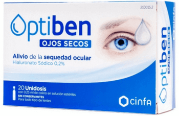 Optiben Ojos Secos Colirio 20 Ampollas