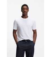 boss para hombre 50452680 camiseta tiburt 240 blanco xl casual algodon manga corta