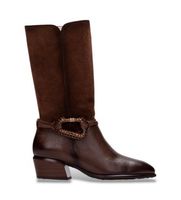 hispanitas para mujer phi254298 botas de piel verona marron 39 3 a 5cm ninguno casual