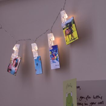 Photo Peg String Lights Warm White