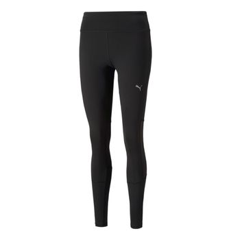 Puma Run Favorite Regular Rise Long Malla Mujeres-Negro
