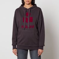 marant etoile mansel oversized cotton-blend hoodie - fr 36uk 8