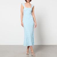 rotate birger christensen cloque lace dress - dk 42uk 14