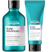 loreal professionnel serie expert scalp advanced anti-discomfort hair shampoo and treatment duo