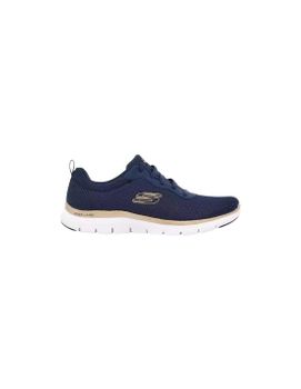 Zapatillas Skechers Flex Appeal 5.0-Uptake Mujer Navy Mesh/Gold Trim