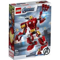 lego super herores armadura robotica de iron man 6 anos - 76140