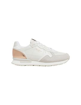 Zapatillas Pepe Jeans Brit Sun Off White Mujer