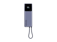 powerbank - xiaomi pb1165m 10000 mah 1x usb-c 165w cable integrado pantalla inteligente a color gris metalico