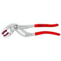 alicates para sifones y conectores longitud 250 mm superficie cromada mangos recubiertos de plastico