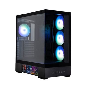 Caja Zalman P40 Ds Atx 4xvent 120mm Argb 2xusb 3.0 Negro Sin Fuente