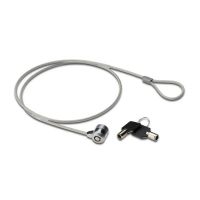 ewent cable de seguridad para portatil con 2 llaves
