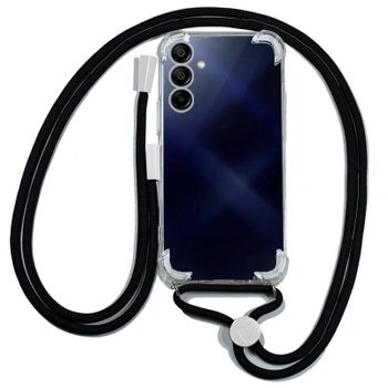 Cool Carcasa para Samsung A155 Galaxy A15 / A15 5G / M15 5G Cordón Negro