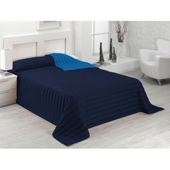 Colcha Bicolor Multiuso Tutto 300x270 Cm - Jade/lino (disponible En Varias Medidas Y Colores) - Cama 200