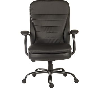 TEKNIK Goliath B991 Bonded Leather Reclining Executive Office Chair - Black, Black