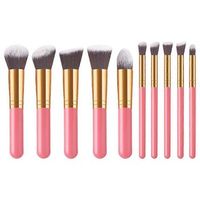 juego de 10 brochas de maquillaje profesionales suaves mini brochas de maquillaje brochas para polvos sueltos