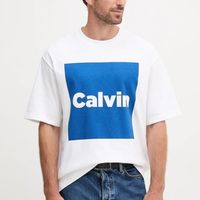 calvin klein jeans camiseta calvin box gra para hombre