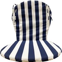 reino mansidi cojines de rayas con respaldo para silla desenfundables y ergonomicos