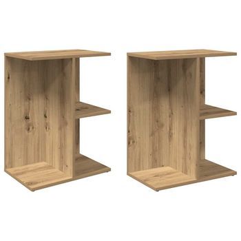 Mesita De Noche 29x46,5x61 Cm Madera - Marrón