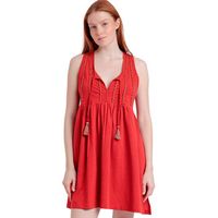 admas vestido vestido de verano sin mangas barbados beach para mujer