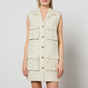 Anine Bing Alden Tweed Dress - L