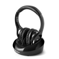 auriculares meliconi hp600 pro inalambricos y con cable rf para musica negros