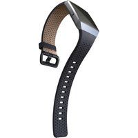 fitbit ionic leather band - midnight blue small blue