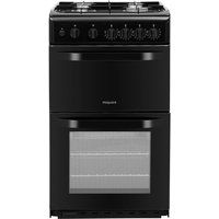 hotpoint hd5g00kcb 50 cm gas cooker - black black