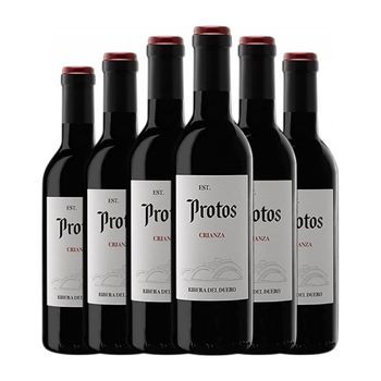 Protos Vino Tinto Ribera Crianza Media Botella 37 Cl 13.5% Vol. (pack De 6 Unidades)