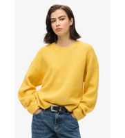 superdry para mujer w6110579a jersey brused amarillo xs casual acrilico