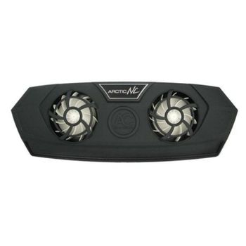 Almohadilla de refrigeración Arctic NC 2 ventiladores 6 cm Negro