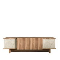 soporte de tv de madera diana 180 x 33 x 50 cm - travertino
