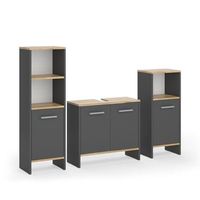 conjunto de muebles de bano karli 3 piezas vicco