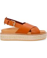 de no name - suna sandale woman vegetal cow brown