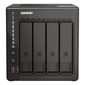 Servidor NAS QNAP TS-453E 8GB RAM Intel Celeron 4 bahías 2,5GbE HDMI M.2 NVMe