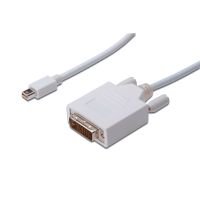 digitus cable de conexion mini displayport-dvi 2m blanco