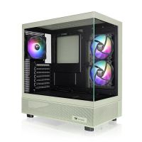 caja pc thermaltake view 270 plus tg argb matcha green midi tower