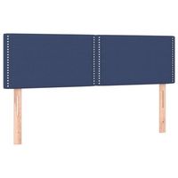 cabecero accesorio para dormir mueble de dormitorio en 2 partes 72 x 5 x 7888 cm tela azul tdl0206564